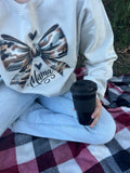 Camo mama bow sweatshirt